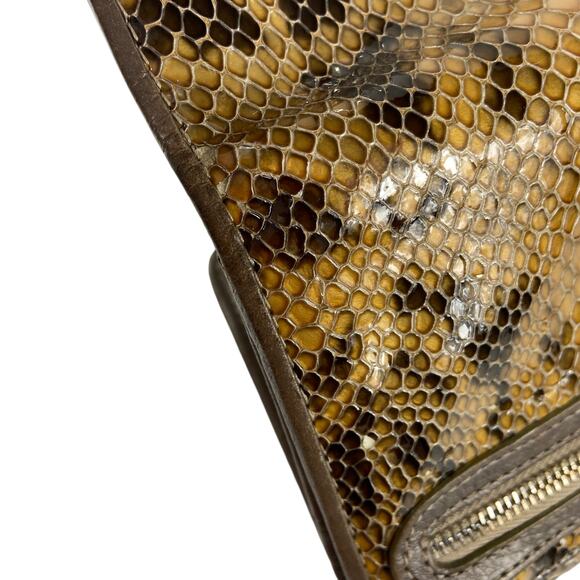 Brighton Brown Python Faux Leather Women's Wallet / Organizer - Picture 15 of 16